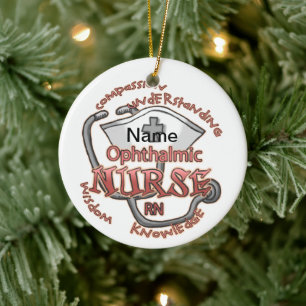 Ophthalmic Nurse Axiom Ornament
