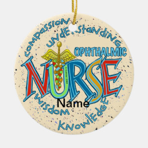 Ophthalmic Nurse Motto nurse ornament