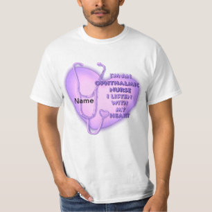 Ophthalmic Nurse Purple Heart t-shirt