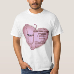 Ophthalmic Nurse Red Heart t-shirt