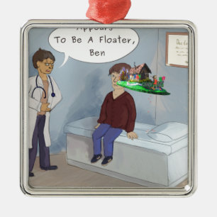 Ophthalmologist Finds A Parade Eye Floater Metal Ornament