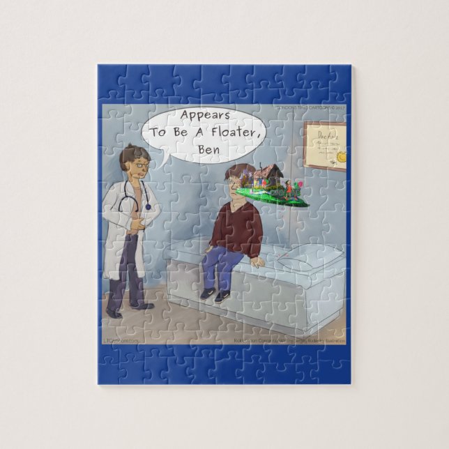 Ophthalmologist Finds A Parade Eye Floater  Puzzle (Vertical)