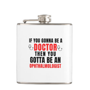 Ophthalmologist Hip Flask