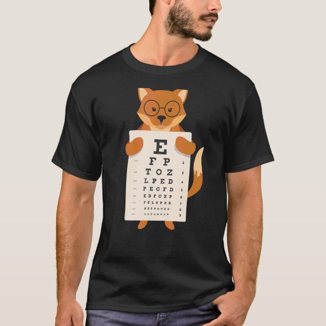 Ophthalmologist Optician Eyeglasses Optometrist T-Shirt (Front)