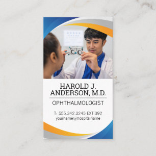 Ophthalmologist Optometry Business Card