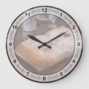 Ophthalmologist - The poker game Large Clock