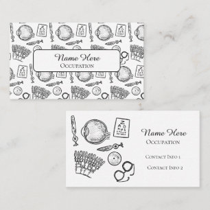 Ophthalmology Sketches Business Card