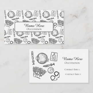Ophthalmology Sketches Business Card