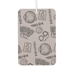 Ophthalmology Sketches Car Air Freshener