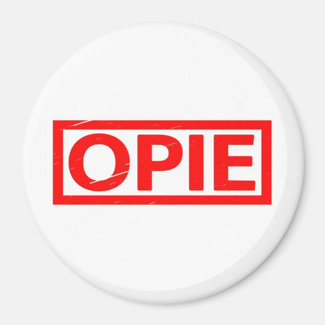 Opie Stamp Magnet (Front)