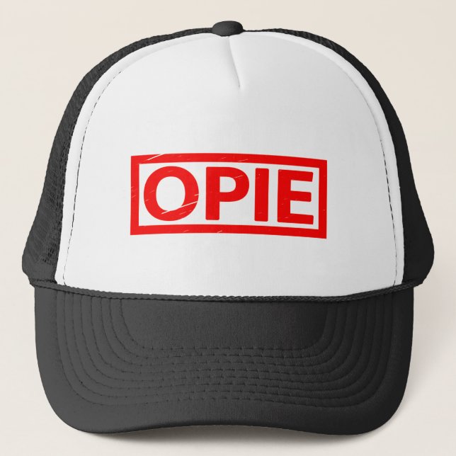 Opie Stamp Trucker Hat (Front)