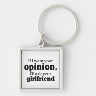 Opinion ask girlfriend bf key ring