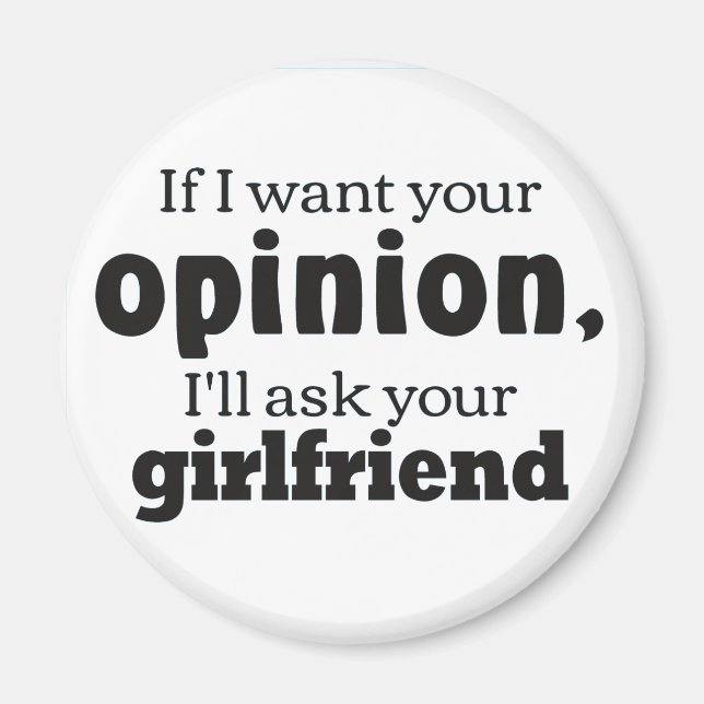 Opinion ask girlfriend bf magnet (Front)