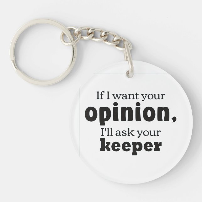 Opinion ask keeper bf key ring (Front)