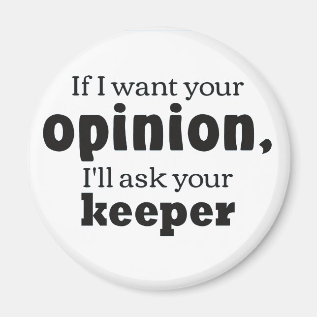 Opinion ask keeper bf magnet (Front)