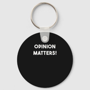 Opinion S Sticker Key Ring