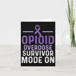 Opioid Overdose Awareness Warrior Survivor 24 Card
