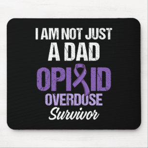 Opioid Overdose Awareness Warrior Survivor 2 Mouse Pad