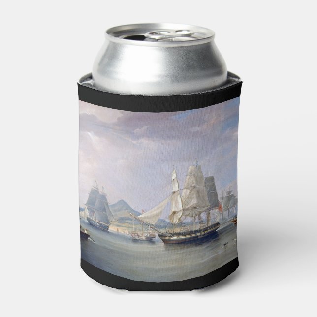 Opium Clipper Ships 1824 Can Cooler (Can Front)