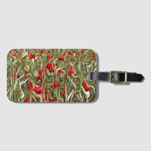Opium Of The Masses Surrealistic Art Luggage Tag