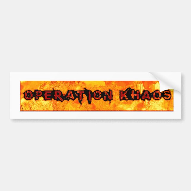 opK 2010 Bumper Sticker (Front)