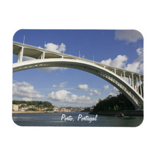 Oporto Arrábida bridge Premium Magnet