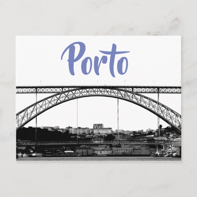 Oporto bridge postcard (Front)