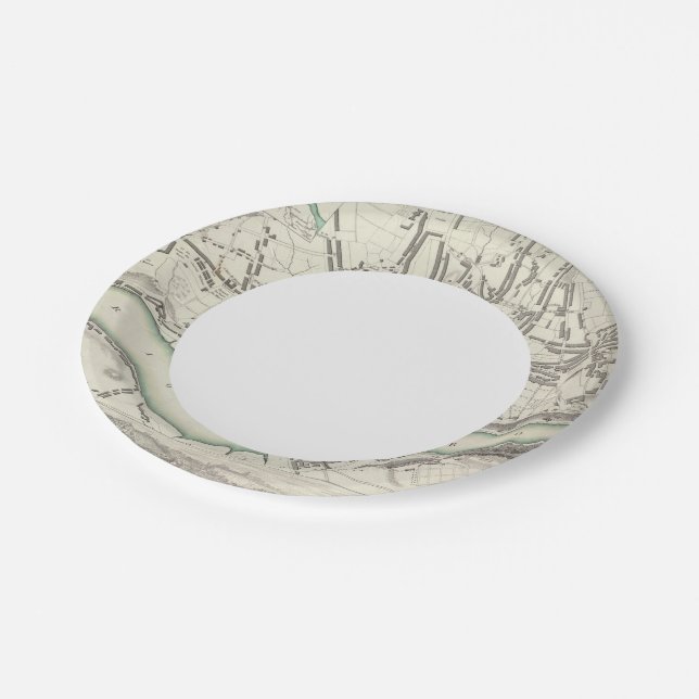 Oporto Porto Paper Plate (Angled)