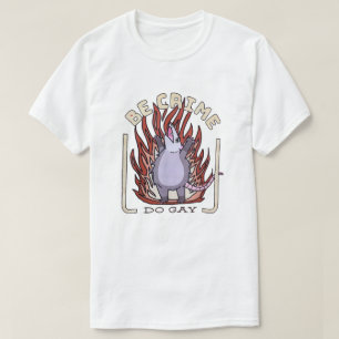 Opossum Anarchy - Be Crime, Do Gay T-Shirt