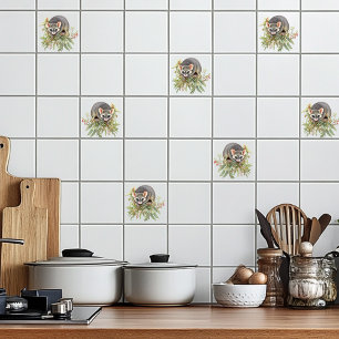 Opossum  ceramic tile