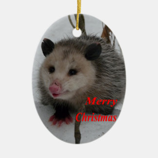 Opossum Ceramic Tree Decoration