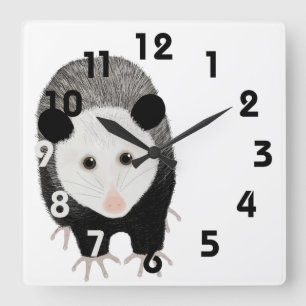 Opossum Clock