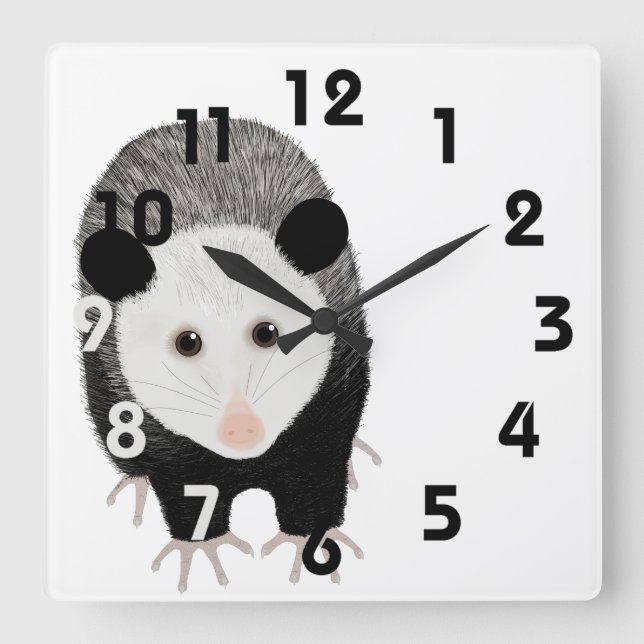 Opossum Clock (Front)