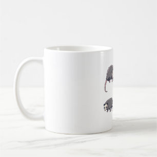 Opossum Delight � Cute Animal Art Coffee Mug