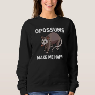 Opossum For Men Women Awesome Possum Support Anima Sweatshirt