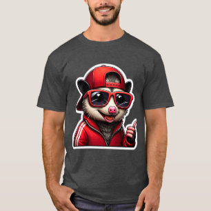 OPOSSUM IN RED TRACK SUIT T-Shirt