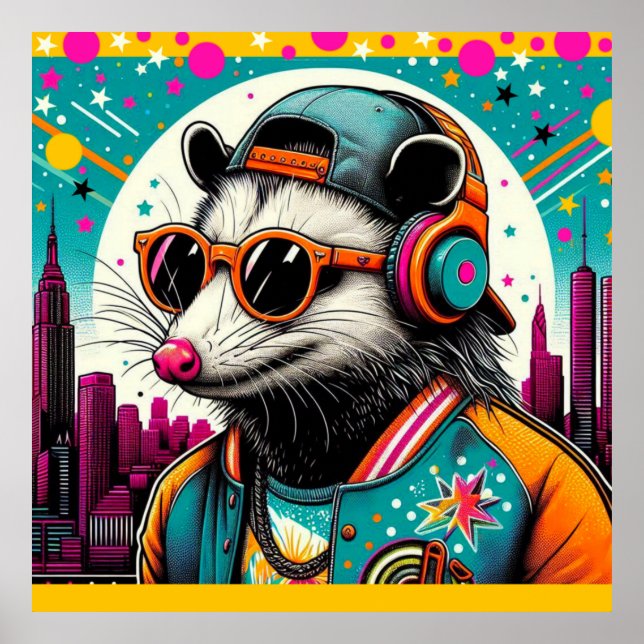 OPOSSUM IN THE BIG CITY-3 POSTER (Front)