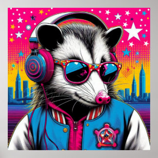 OPOSSUM IN THE BIG CITY-4 POSTER