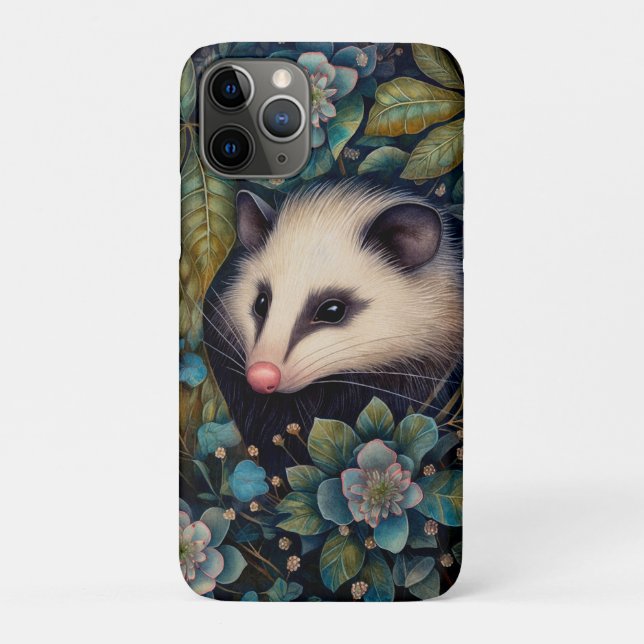 Opossum in the Brambles Phone Case (Back)