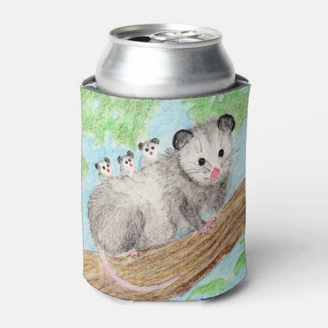 Opossum Mum Can Cooler (Can Front)