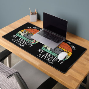 Opossum My Neck Back Anxiety Attack Possum Song Wo Desk Mat