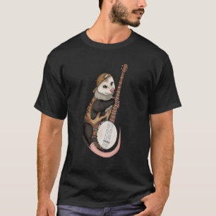 Opossum playing the banjo possum T-Shirt
