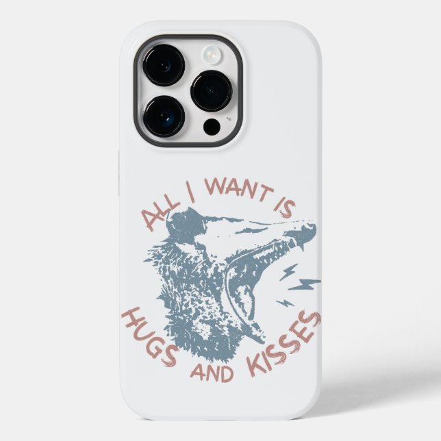 Opossum Possum Wishing For Love Funny Animal Meme Case-Mate iPhone Case (Back)