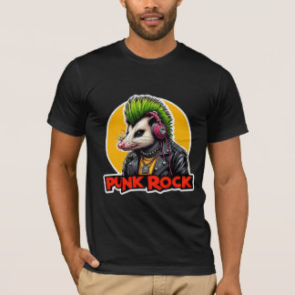 OPOSSUM-PUNK ROCK GREEN T-Shirt
