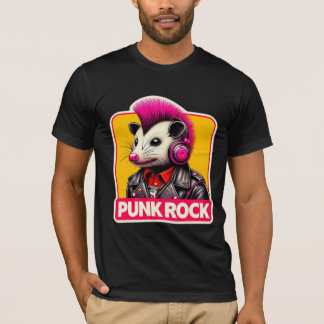 OPOSSUM-PUNK ROCK PINK 5 T-Shirt