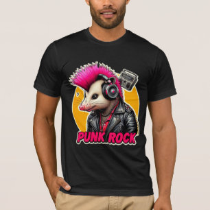 OPOSSUM-PUNK ROCK PINK T-Shirt