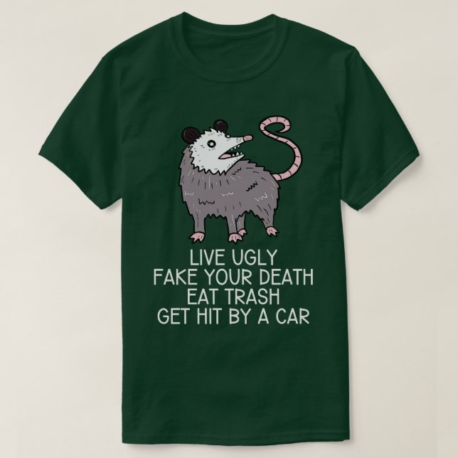 Opossum Quotes 26 T-Shirt (Design Front)