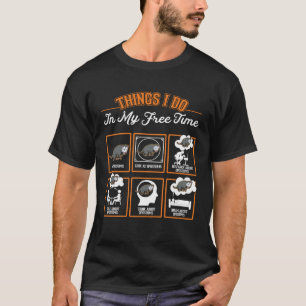 Opossum Things I do in my free time Opossum T-Shirt