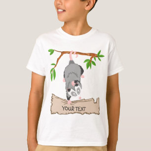 Opossum with sign T-Shirt