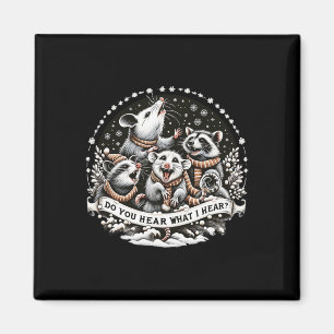 Opossum Xmas Christmas Christmas Xmas Pyjamas Magnet